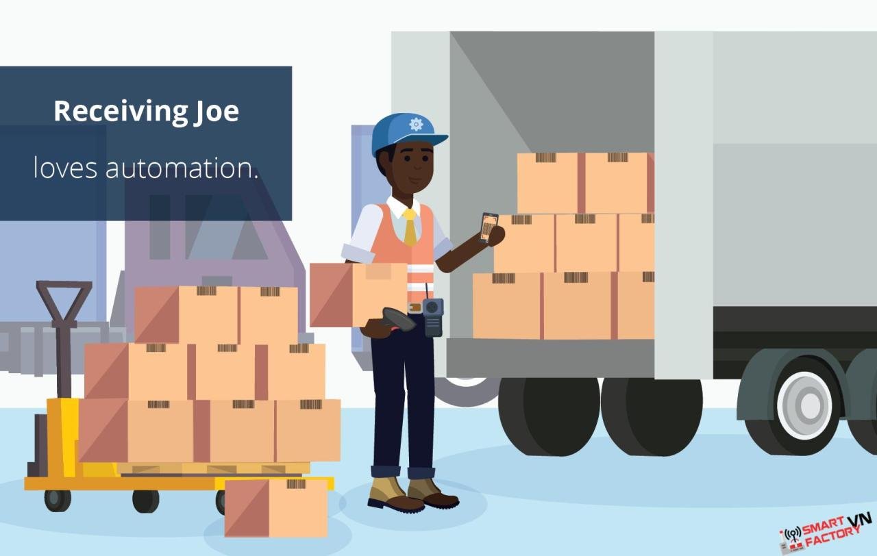 Nhận được Joe rất vui vì công nghệ tự động hóa cho phép anh ta làm việc dễ dàng hơn và nhanh hơn trong khi hiệu quả hơn.