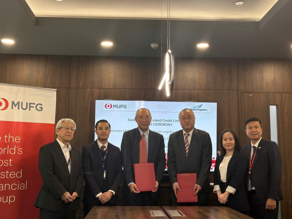 Ngân hàng MUFG ký kết khoản vay liên kết bền vững với Yusen Logistics Việt Nam